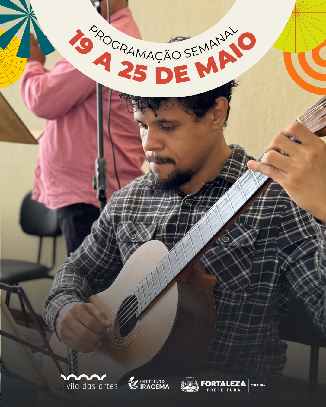 Vila das Artes divulga programação cultural gratuita de 19 a 25 de maio