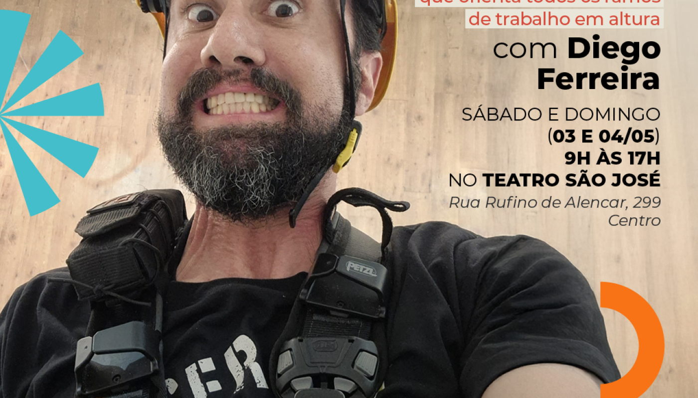 Curso de NR35: Vila das Artes abre inscrições para formação em segurança em altura