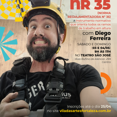 Curso de NR35: Vila das Artes abre inscrições para formação em segurança em altura
