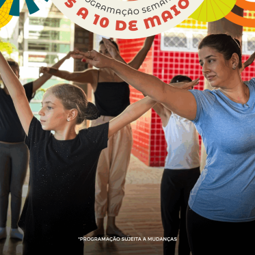 Vila das Artes divulga programação semanal de 5 a 10 de maio